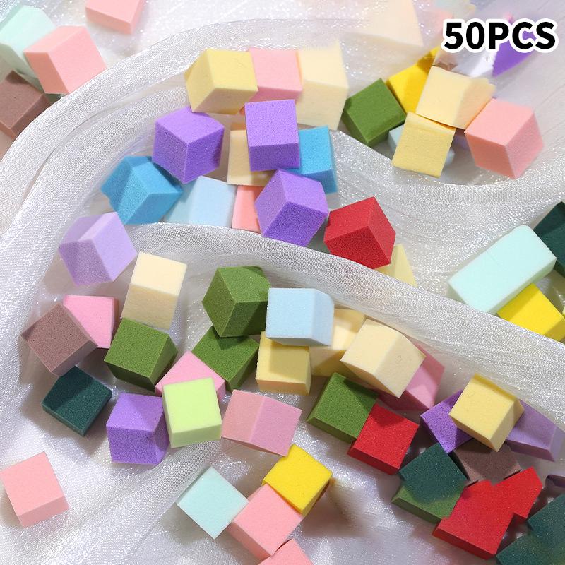 50/100Pcs Nail Art Sponge Soft Sponges Gradient Nail Art Tools Color Fade Manicure Diy Creative Nail Sponge Gripper Diy Tools