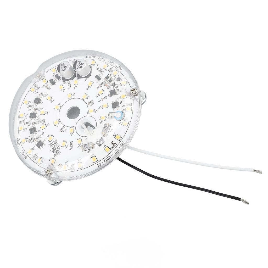 3,93palcové LED světlo k stropnímu ventilátoru Náhradní Profesionální Stmívatelné 18W AC120V 2000lm Magnetická Montáž LED