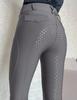 Pantaloni da equitazione da donna a seduta intera in silicone - Pantaloni da equitazione da esterno anti-pilling