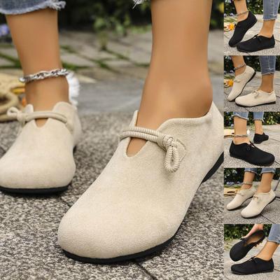 Sapatos Quentes de Outono e Inverno Femininos Cor Casual e Elegantes Sapatos Femininos