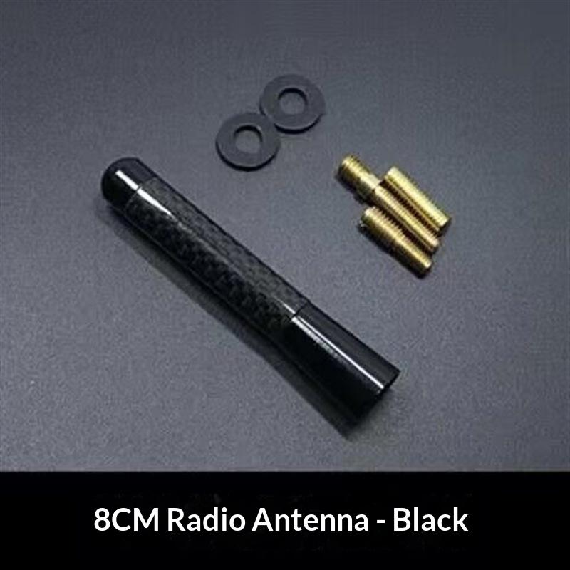 1 Set Universal Long Short Auto Roof Carbon Fiber Radio Aerial Accessories Enhanced Signal Tools Car Roof Antenna