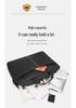 Fashionable Business Laptop Briefcase: Spacious Shoulder Bag with Customizable Logo