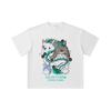 260 GSM Double Yarn 32 Count 100% Cotton Ghibli V7 Print Unisex Heavy Cotton T Shirt