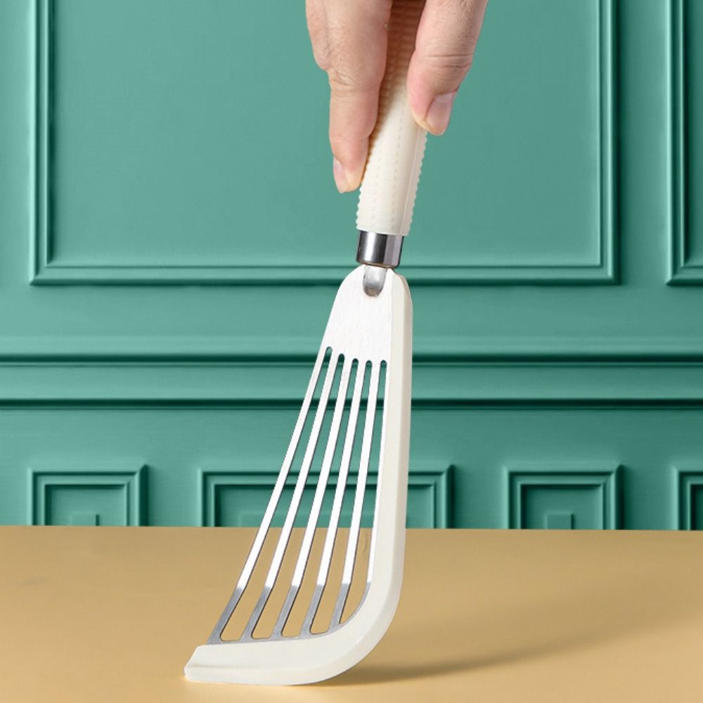 Heat Resistant Fish Frying Spatula Silicone Handle Nonstick Spatula Butterfly Spatula  Nonstick Pan