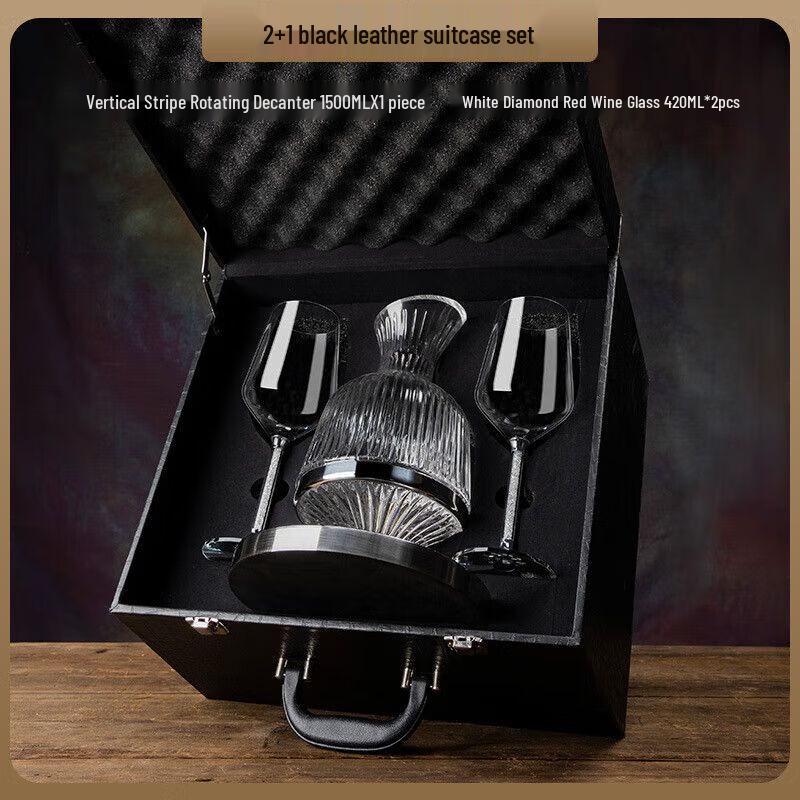 Crystal Tumbler Wine Decanter Set