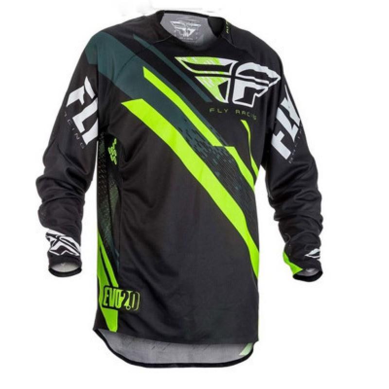 Mens Long Sleeve Motorcycle Riding Jersey Off-Road Dirt Bike Cycling Breathable Performance Apparel