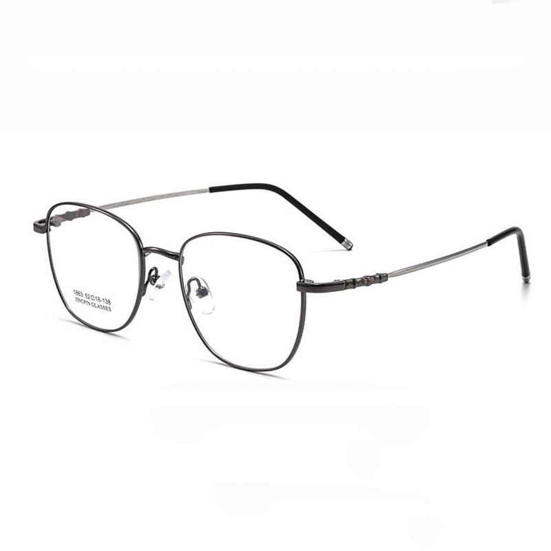 Retro Memory Full Frame Photochromic Finished Myopia Glasses Resin Lens Chameleon Prescription Spectacle 0 -0.5 -0.75 To -6.0