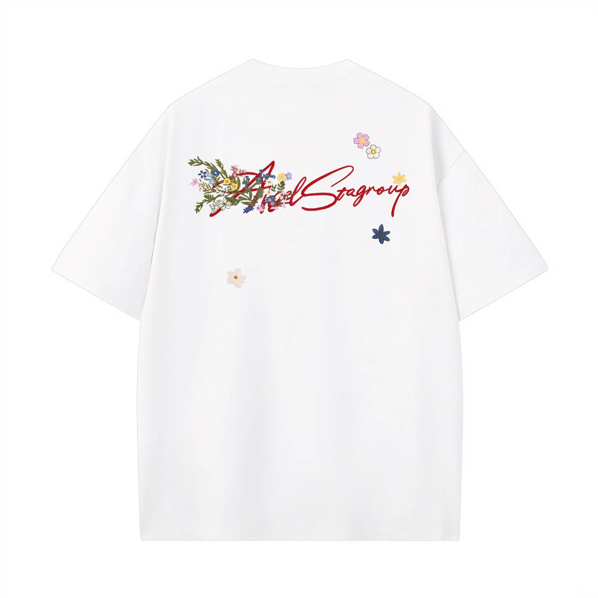 

2026 New Summer Fashion Pure Cotton Mens Printed Tshirt Casual Breathable Streetwear Mens and Womens Short Sleeved top 4XL
