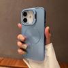 For iPhone 16 Case Compatible with MagSafe Starry Glitter PC Phone Cover Case with Lens Frame Kickstand