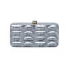 Fashion Acrylic Evening Clutch Bag Phone Purse Crossbody Messenger Day Ivory Wedding Party Women Prom