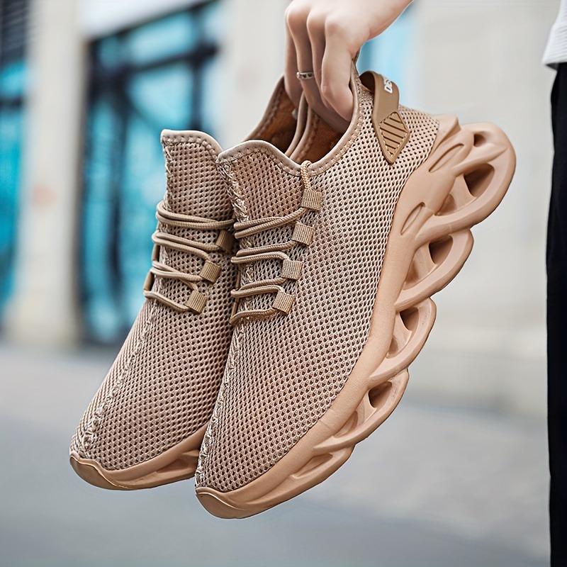 Men's Platform-enhanced Sports Running Shoes Are Comfortable Non-slip And Breathable Mesh Lace Outdoor Walking Shoes Size 39-48