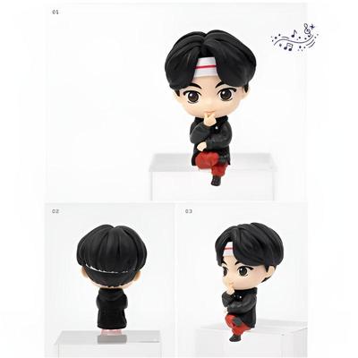 BTS TinyTAN Figurka na Monitor Jin – Postać K-pop Dekoracja Biurka Kolekcjonerski Prezent