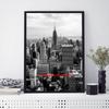 Black and White New York City Posters Prints NYC Modern Landmark Canvas Painting Wall Art Picture for Living Room Home Decor