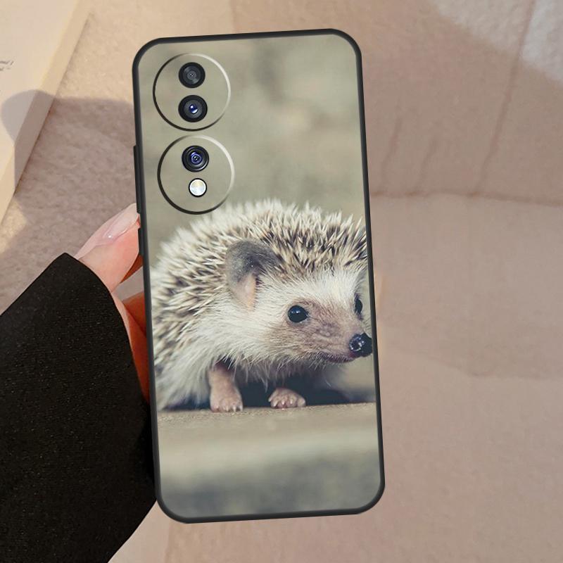 Cute Little Hedgehog For Honor Magic 5 6 7 8 Pro Case For Honor X9d X9a X9b X9c X8c X8b 50 70 90 200 400 Lite Win