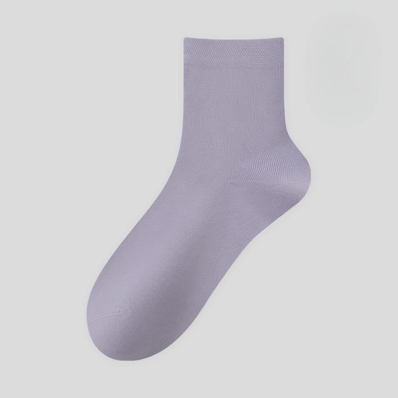 Sock Children's Short Socks - Summer and Spring Style, Pure Cotton, Anti-odor, Sweat-absorbing Short Tube Cotton Socks, Thin Style, Mid-length Socks