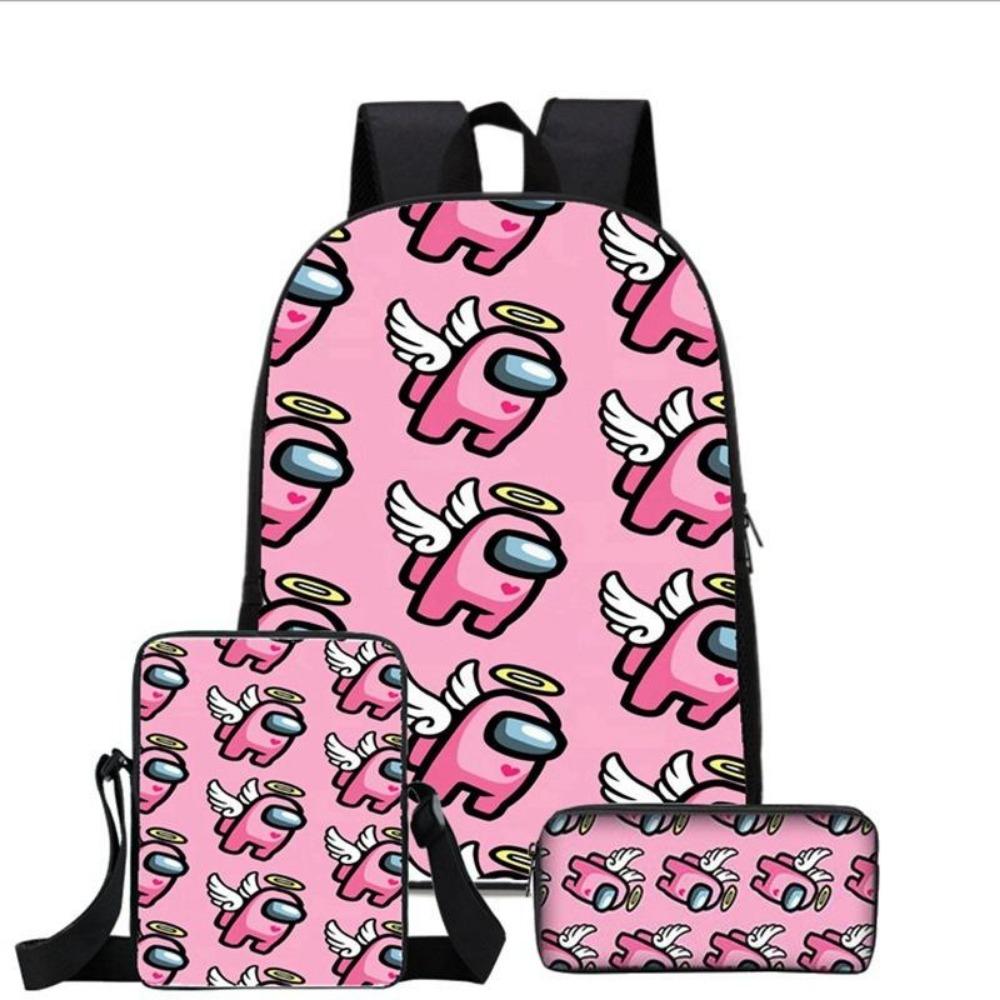 Among Us Middle School Student School Bag Cartoon School Bag Children's Backpack Backpack Satchel Moving