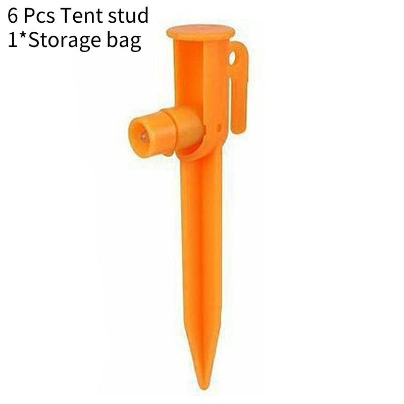 Outdoor Tent Stud Led Lights Orange Portable Lighting Lightweight Lamp Tool