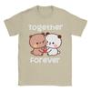 Bubu Och Dudu Tillsammans För Evigt T-shirts Unisex Ren Bomull Mode T-shirt Rund Hals Kortärmad Kläder Gåva