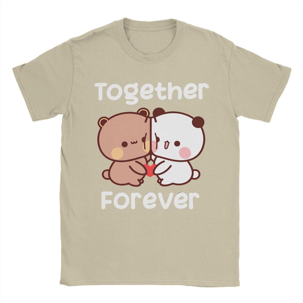 Bubu Och Dudu Tillsammans För Evigt T-shirts Unisex Ren Bomull Mode T-shirt Rund Hals Kortärmad Kläder Gåva