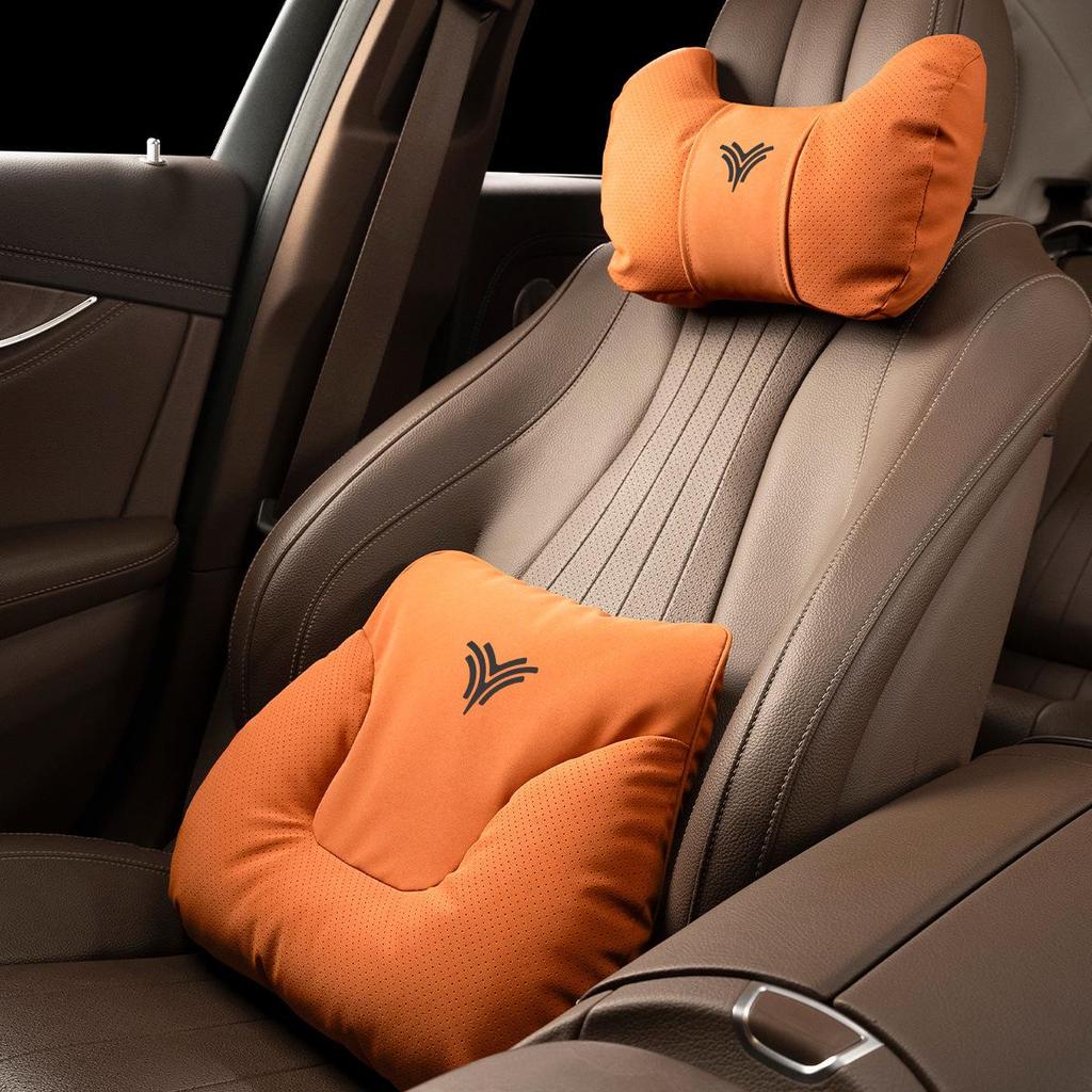 Nezha V/U/S/L/X Car Headrest and Lumbar Support Cushion - Vehicle Neck and Lumbar Pillow Accessories