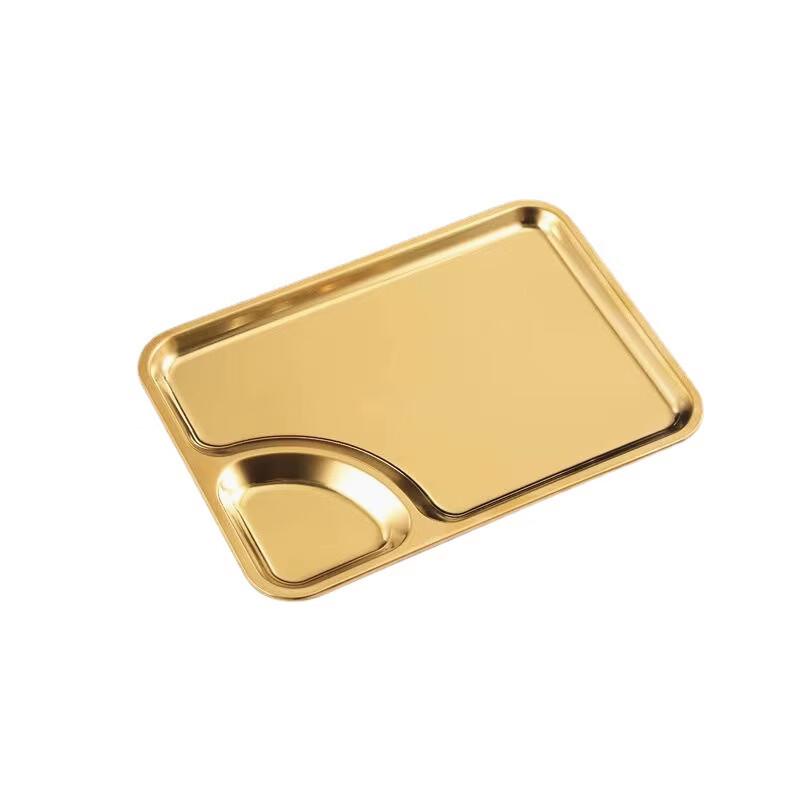 

ZISIZ Stainless Steel Multi-Purpose Serving Tray