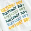 Toddler Boys Birthday Outfits 6M 12M 18M 24M 3Y Letter Print Long Sleeve Sweatshirts and Solid Color Long Pants 2Pcs Clothes Set