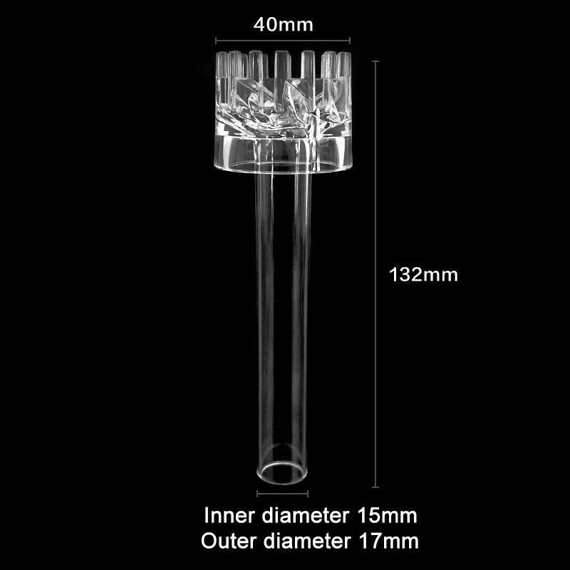 Aquarium Skimmer Acrylic Lily Pipe Spin Surface Inflow Aquarium Water Plant Filter Cleaning Fish Tank Accessories 16/18/20mm