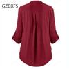 New Women's Long Sleeve V-Neck Shirt Large Lace Shirt