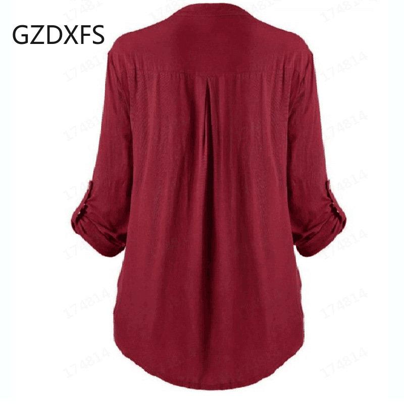 New Women's Long Sleeve V-Neck Shirt Large Lace Shirt