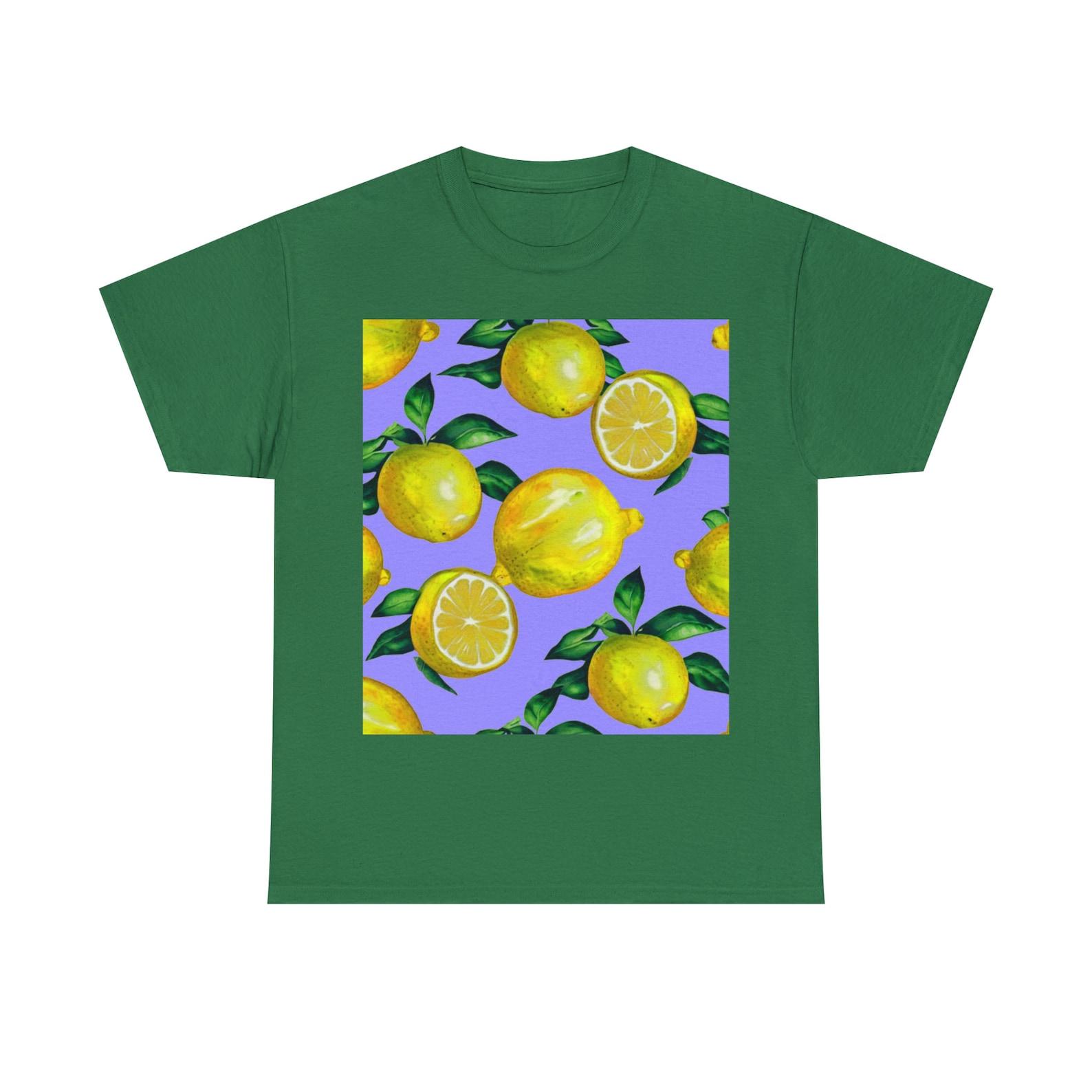 Purple Lemon Cotton Tee 160