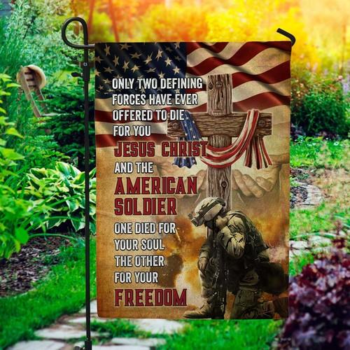 Jesus Christ American Soldier Patriot Decorative American Veterans Graden ag UUI GGX