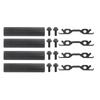4Pcs Roof Drip Rack Removal Cover Clips With Screws Acces 75596-35020 For Toyota FJ Cruiser 07-14 RAV4 Lexus 63185-42020-A74F