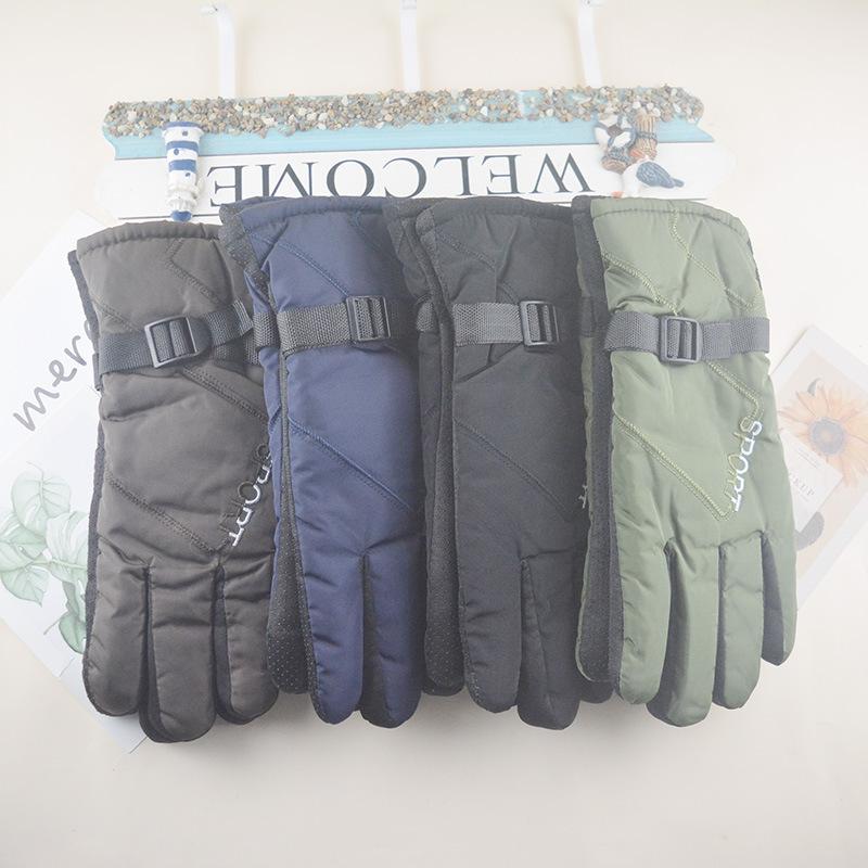 Autumn and winter new fleece thickened gloves