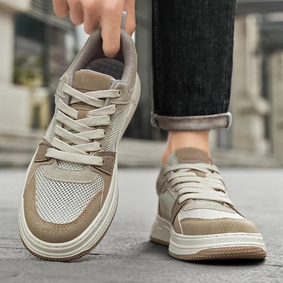 Skate Shoes Men Lightweight Mesh Board Sneakers Non Slip Breathable Shoes for Men Casual Sports Walking Comfortable  Shoes