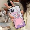 Cute G-Gloomy B-Bear For IPhone 17 16 15 14 13 12 11 Pro Max 13 17Air Shockproof Soft Phone Cases Coque