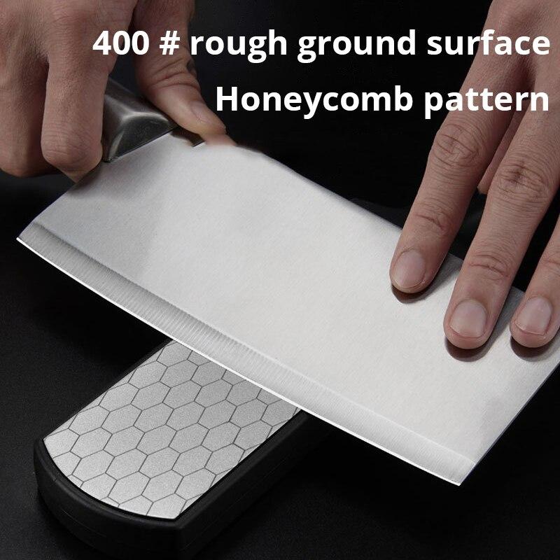 1 buc ascuțitoare de cuțite cu două fețe, ustensile de bucătărie, mâner antiderapant, cuțit diamantat, ascuțitor, accesorii gadget