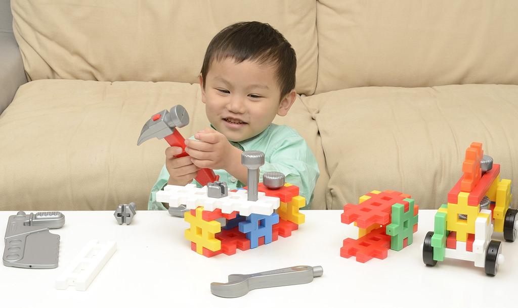 Gakken New Block Tool Set 22 Types 80 Parts 83146