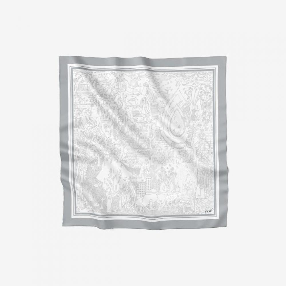 Mercion Carre Scarf Gray