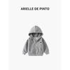 French Arielle De Pinto Kidsren's Hooded Sweatshirt Autum New Style Boys' Zipper Shirt Thickeneded Jacket Trendy