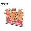 Wooden Holiday Ornament Christmas Napkin Holder for Table, Santa Snowman Reindeer Tree Cocktail Square Storage Tissue Dispenser Winter Parties,