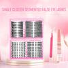 Natural Manga Lash Clusters Kit Mixed Segment Eyelash Extension Kit 9-16mm C Curve False Lashes for Volume Lash Extension