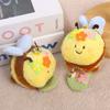 Animal Plush Bee Charm With Flower And Checkered Basket Decoration For Kids