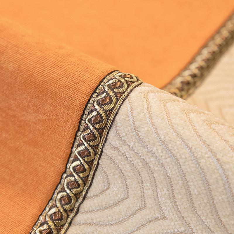 Chenille-Sofakissen, Vier Jahreszeiten, Universalkissen, leichtes, luxuriöses, modernes, hochwertiges, rutschfestes Ledersofabezug, Rückentuchbezug, Stoff