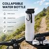 Collapsible Water Bottle Leakproof Seal Travel Water Bottle BPA Free Straw Bottle  Cycling