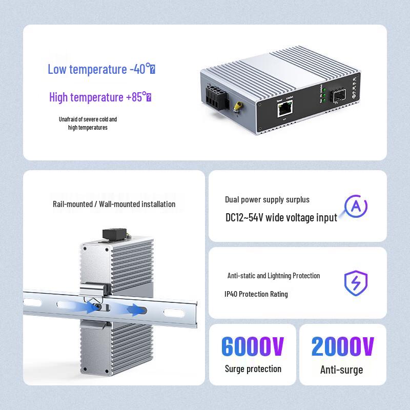 Industrial Gigabit Ethernet Switch ZK-7000