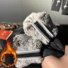 Fleece-lined Thick Jeans Men2024Winter New Fashion Brand Slim Stretch Skinny and All-Matching Warm Trousers
