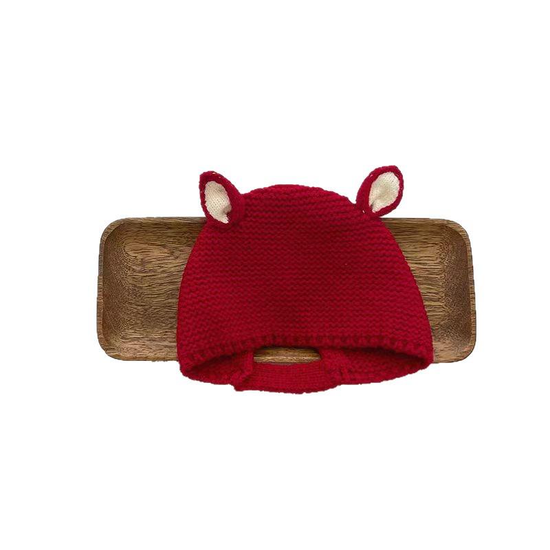 Warm Knitted Wool Hat for Babies - Windproof and Ear-Protective for Autumn and Winter