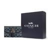 Coach Kleo 15 Classic Monogram Leather And Fabric Mini Clutch Women Clutch Denim-Blue C8308-IMDEI