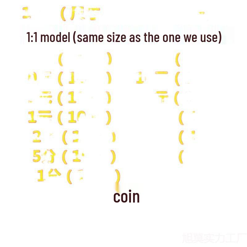 Simulated Currency Banknotes for Grade 1-2 Math and Learning Tools for Kids