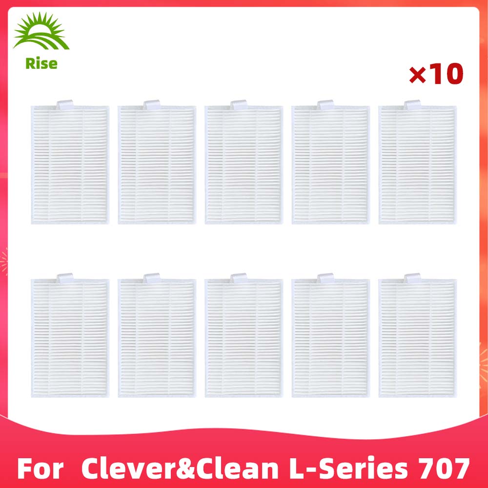 Fit For Clever and Clean L-Series 707 Robot Vacuums Roller Side Brush Hepa Filter Mop Cloths Spare Part Accessory Replacement